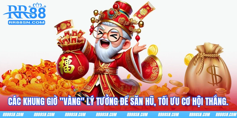 Các khung giờ "vàng" lý tưởng để săn hũ, tối ưu cơ hội thắng.
